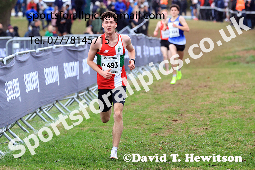 Junior Mens 2024 National Cross Country Relays, Berry Hill Park, Mansfield.   Photo: David T. Hewitson/Sports for All Pics